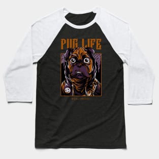 Pug Life Baseball T-Shirt